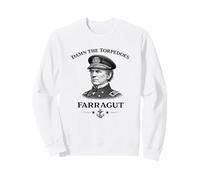 Ammiraglio Farragut Maledetti i Siluri Guerra Civile Felpa