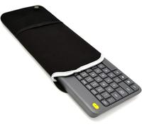 AMMKRO Custodia da viaggio in neoprene per tastiera Logitech K400 Plus Wireless Touch TV, con tasca per mouse, solo custodia