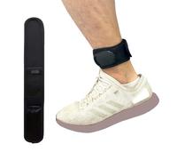 AMMKRO Morbido cinturino alla caviglia regolabile con tasca in rete compatibile con Fitbit Zip/Ace 3/Alta/Sense 2/Inspire 3/Charge 5/Runlio/Samsung/Garmin vivosmart 4/5 Fitness Tracker (11 pollici)