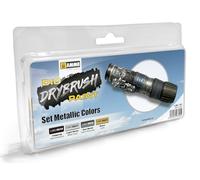 Ammo AMIG7305 DRYBRUSH Set Metallic Colors