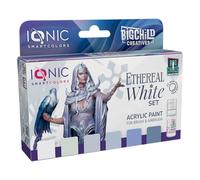 Ammo Ionic etereo | Set progettato con il necessario per creare tavolozze di tonalità bianche con un'eccellente copertura e una finitura liscia opaca, acrilico, multicolore, 20 ml
