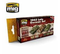 Ammo Mig 7118 - 1945 Late Tedesco Colori Sei Acrilico Pittura Set 17ml Ogni -
