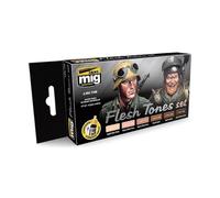 Ammo MIG-7168 - Set di 6 Colori acrilici, Multicolore