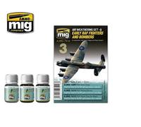 Ammo Mig 7416 - Raf Guerrieri & Bombers Sgrondo Pittura Set - T48 Post