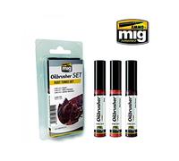 AMMO MIG-7501 Rust Tones Oilbrushers Set, Multicolour