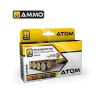 Ammo MIG ATOM-20721 - Set Di Pneumatici E Cingoli Arrugginiti ATOM - Nuovo