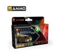 Ammo MIG ATOM-20804 - Atom Gravity Set 1 - Verde And Sand - Nuovo