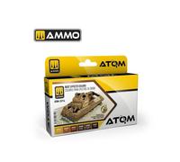AMMO MIG - ATOM Set di vernici acriliche colori effetto ruggine, 20714