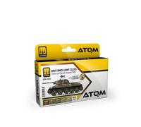 AMMO MIG - ATOM Set di vernici acriliche seconda guerra mondiale esercito fin...