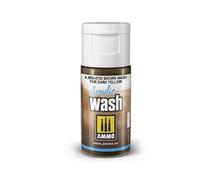 Ammo Mig Brown for Dark Yellow Acrylic Wash - Model Building Paints and Tools #