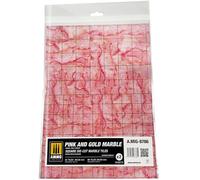 Ammo Mig Jimenez - Marble Pink en Gold, Square Die-Cut Tiles 2 PCS. (6/23)