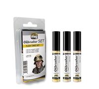 Ammo Mig 7500 - Carne Toni Oilbrusher Set (3 X Olio Disegni & Spazzola) - T48