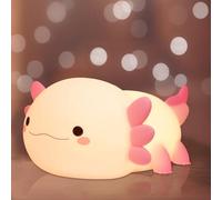 Ammonite Axolotl - Luce notturna a LED, in morbido silicone, per cameretta dei bambini, decorazione per Natale e compleanno