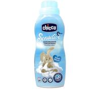 Chicco Sensitive Ammorbidente Concentrato 750ml, Ipoallergenico Cuore di Talco 0+ Mesi, Freschezza Intensa e Morbidezza Duratura, Senza Coloranti