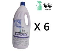 Ammorbidente lavatrice detersivo liquido per bucato concentrato 6 flaconi da 2L