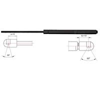 Ammortizatore pneumatico, Cofano bagagli /vano carico METZGER 636mm - 2110472