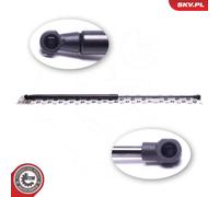 Ammortizatore pneumatico, Cofano bagagli /vano carico per NISSAN JUKE