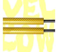 Ammortizzatore 2 Pezzi Car Stying Cofano Anteriore Cofano Ammortizzatori A Gas Ammortizzatore A Gas Per NISSAN 350Z Supporti Sollevamento Per Fairlady Z Z33 Molla a Gas(Yellow carbon fiber)