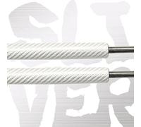 Ammortizzatore 2 Pezzi Car Stying Cofano Anteriore Cofano Ammortizzatori A Gas Ammortizzatore A Gas Per NISSAN 350Z Supporti Sollevamento Per Fairlady Z Z33 Molla a Gas(Silver carbon fiber)