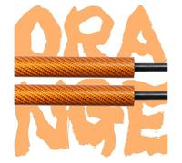 Ammortizzatore 2 Supporti Per Cofano Anteriore Auto Molle A Gas Ammortizzatori A Gas 575 Mm Per Lexus LS460 Berlina 2006-2013 2014 Supporto Sollevamento(Orange Carbon Fiber)