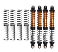Ammortizzatore a molla ammortizzatore RC 110 mm Parti di aggiornamento per auto cingolata 1/10 RC (Oro)