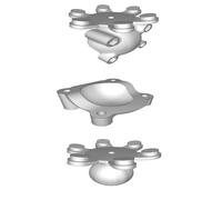 Ammortizzatore a Molla per Sistema RAM Mount V3 Femmina Maschio Adattatore