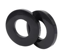 Ammortizzatore a sospensione pneumatica 2X Tampone Silenziatore Boccola In Gomma Ammortizzatori Supporto Torre Ammortizzatore Anteriore Universale Sospensione Cuscinetto Rondella Sopra Urti(Nero)