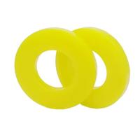 ammortizzatore ad aria 2 Pezzi Di Cuscinetto Fonoassorbente Universale Per Auto Supporto Superiore Per Ammortizzatore Boccola In Gomma Cuscinetto Per Ammortizzatore(2pc-yellow)