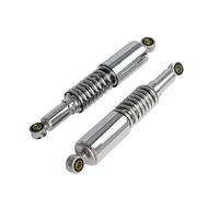 ammortizzatore ad aria Ammortizzatori Posteriori Cromati Per Motocicletta, Molla Sospensione 350 Mm, Sostituzione CNC Per Kit Ammortizzatore Modificato