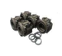 ammortizzatore ad aria Kit Compressore Aria Sospensioni Pneumatiche 5 Pezzi Per BMW X5 E53, Testata Cilindro E Anello Pistone