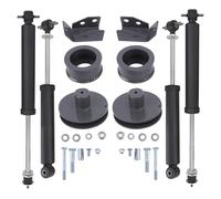 ammortizzatore ad aria Kit Sollevamento 2" Con Distanziali Molle Elicoidali Per Jeep Per Wrangler TJ 4WD 1997 1998 1999 2000 2001 2002 2003 2004 2005 2006 Doppio Tubo