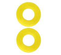 Ammortizzatore Ammortizzatori 2PC Per Fiat 500 Per Grande Per Punto Per Panda Cuscinetto Ammortizzante Boccola Auto Cofano Anteriore Puntone Top Supporto In Gomma Torre(2Pc-yellow)