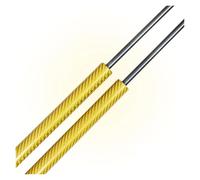 Ammortizzatore Ammortizzatori A Gas Per Bagagliaio Anteriore 2 Pezzi Per Tesla Per Modello Y SUV 2020-presente 1505547-00-A Per Sollevamento Frunk Molla A Gas Molla a Gas(Yellow Carbon Fiber)