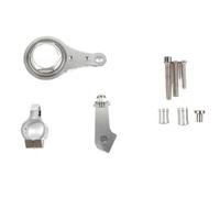 Ammortizzatore Ammortizzatori Per KAWASAKI Per NINJA Per ZX6R 2005-2006 Staffa Ammortizzatore Stabilizzatore Sterzo Montaggio Telaio Accessori Per Motociclette(Argento)