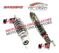 AMMORTIZZATORE ANTERIORE E POSTERIORE CARBONE HITECH CROMATO VESPA 125 PRIMAVERA