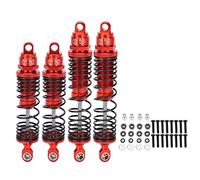 Ammortizzatore anteriore e posteriore in metallo RC 4pcs per auto SLASH 1/10 RC (Rosa)