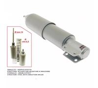AMMORTIZZATORE ANTERIORE IDRAULICO DOPPIO EFFETTO VESPA 200-125 T5 CARBONE