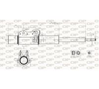 Ammortizzatore anteriore OPEN PARTS SAB8265.31 per MERCEDES SPRINTER