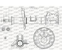 Ammortizzatore anteriore OPEN PARTS SAB8547.31 per FIAT PANDA (312_, 319_)