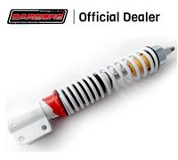 AMMORTIZZATORE ANTERIORE REGISTRABILE CARBONE " SPORT " BIANCO PIAGGIO VESPA 125