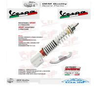 AMMORTIZZATORE ANTERIORE REGISTRABILE CARBONE " SPORT " BIANCO PIAGGIO VESPA 125