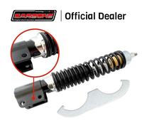 AMMORTIZZATORE ANTERIORE REGOLABILE CARBONE ORIGINALE NERO VESPA PX PE 125