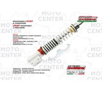 AMMORTIZZATORE ANTERIORE REGOLABILE CARBONE SPORT BIANCO VESPA PX125E ARCOBALENO