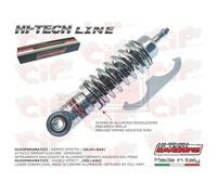 Ammortizzatore anteriore regolabile Hi Tech cromo Carbone Vespa 50 PK XL 6301-HT