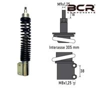 AMMORTIZZATORE ANTERIORE TIPO ORIGINALE nero VESPA PX 125 150 FRENO A DISCO