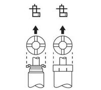Ammortizzatore Assale anteriore Dx Spina superiore 334137 KYB per TOYOTA