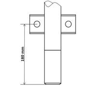 Ammortizzatore Assale anteriore Spina superiore 3348074 KYB per VW SEAT AUDI