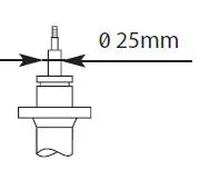 Ammortizzatore Assale anteriore Spina superiore 335827 KYB per FIAT PEUGEOT OPEL