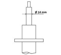 Ammortizzatore Assale anteriore Spina superiore 3418009 KYB per AUDI A4 B9 A5