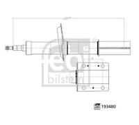 FEBI BILSTEIN 193480 Ammortizzatore